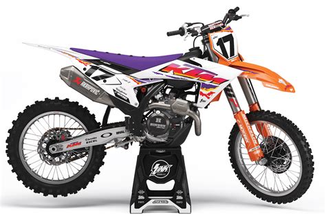 KTM RETRO 95 ORANGE Graphics Kit – Rival Ink Design Co