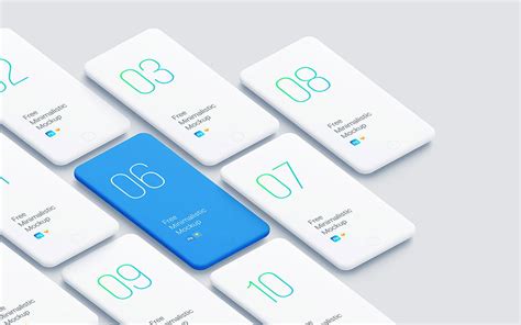 Free Minimalistic Smartphone Mockups | Mockuptree