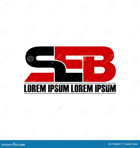 Letter SEB Simple Monogram Logo Icon Design. Stock Vector ...