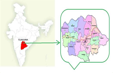 Location map of Jagtial District of Telangana State | Download Scientific Diagram