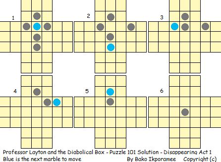 Professor Layton and the Diabolical Box Puzzle 101 Solution Map for DS by Bako_Ikporamee - GameFAQs