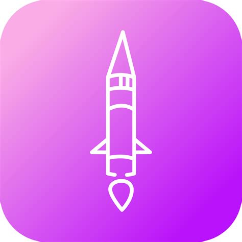 Missile Vector Icon 16712519 Vector Art at Vecteezy