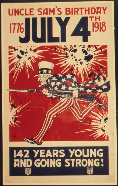 File:"Uncle Sam's Birthday. 1776- July 4th 1918. 142 Years Young and ...