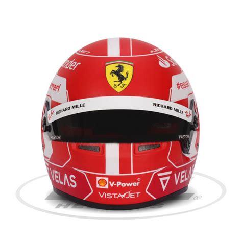 Charles Leclerc Helmet 1/2 - 2022 - Bell – Triple Crown ModelStore