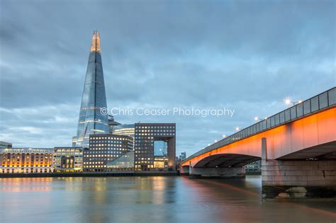 The Shard From London Bridge - Chris Ceaser Photography