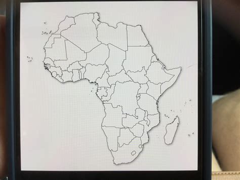 Africa Map quiz Diagram | Quizlet