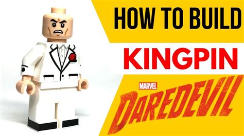 HOW TO Build KINGPIN from Daredevil as a LEGO Minifigure! - YouTube