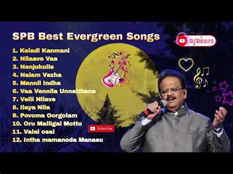 SPB Best Evergreen Tamil Hits | SPB 90S HITS | 90s Hits | Tamil Melody ...