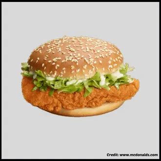 McDonald's McSpicy Burger | Calories & Nutritional | McDonald's menu - McDonald's Menu