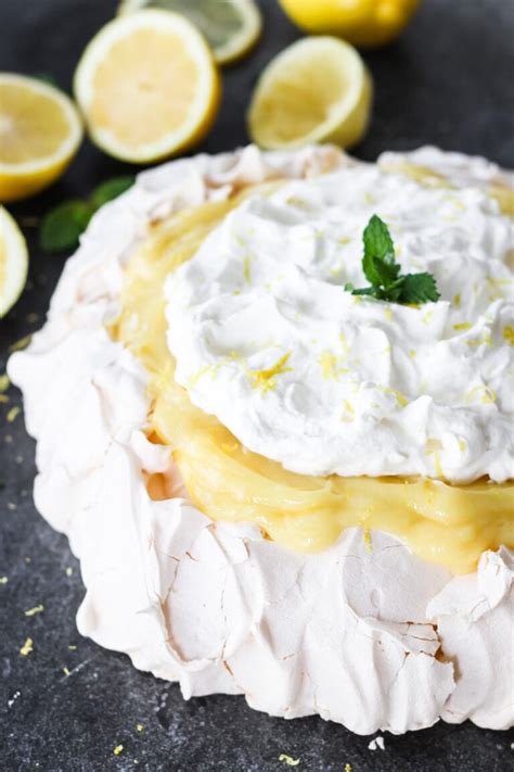 Lemon Meringue Pavlova - A Pretty Life In The Suburbs