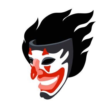 Tiger Ersticken Beschränken joker mask logo Lächerlich Mm Vulgarität