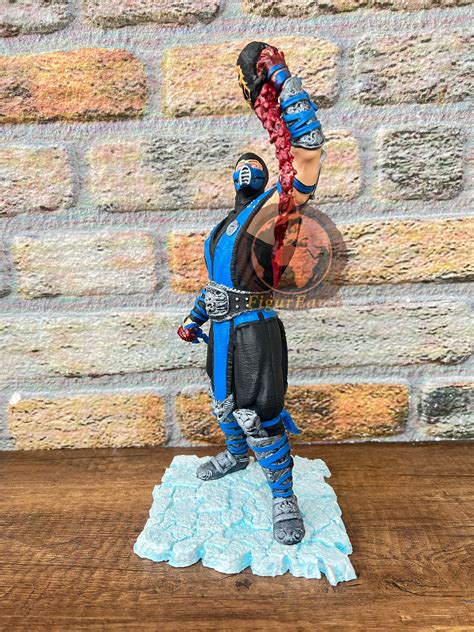 Sub Zero Mortal Kombat Figure,sub-zero Mk,mortal Kombat Characters - Etsy