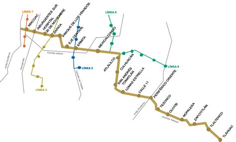 Mapa Del Metro De La Ciudad De Mexico Con La Linea 12