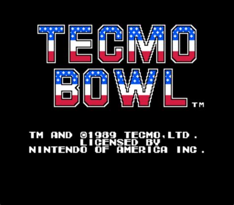 Tecmo Bowl - Joe's Retro Gaming