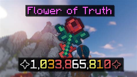 doing 1B dmg with a flower of truth (hypixel skyblock) - YouTube