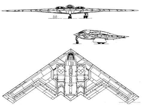 Boeing B-2 Spirit | Aircraft design, Boeing, Blueprints