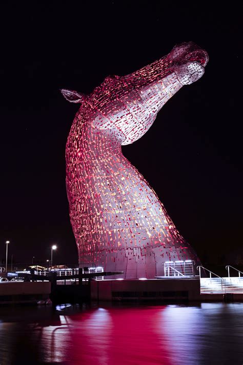 Kelpies Night Images - Scotlandpixs