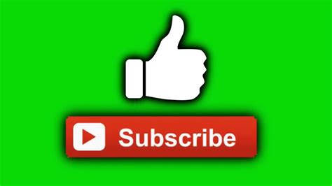 Youtube Like Subscribe Button Animation Green Screen Cartoon Video | Images and Photos finder