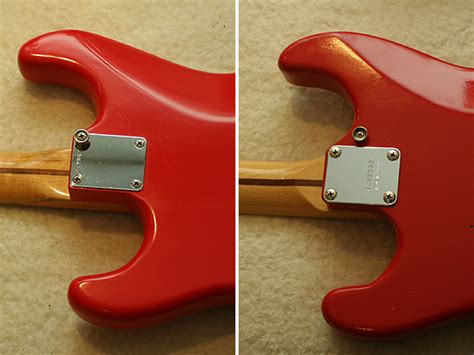 Location of the Strap Button on the Maple Neck Strat | Mark Knopfler Guitar Site