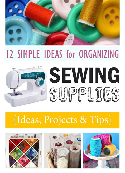 Sewing Supplies Organizer