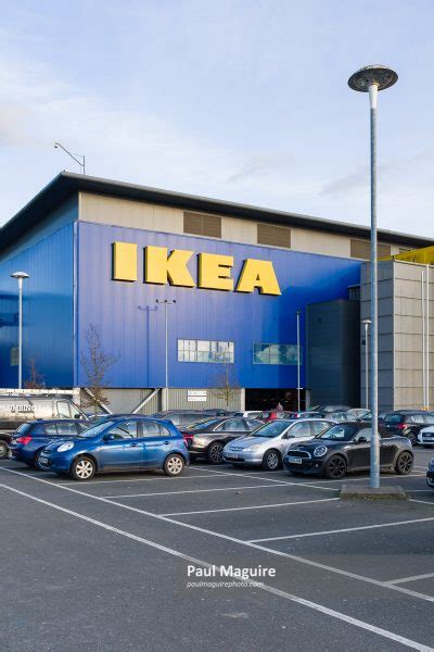 Stock photo - Ikea sign and car park, Milton Keynes, UK - Paul Maguire