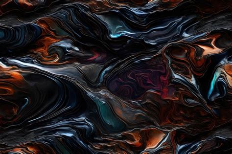 Premium AI Image | Colorful obsidian texture