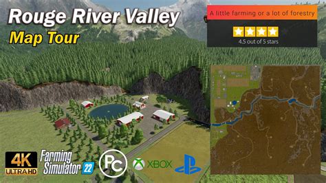 Rouge River Valley | Map Tour | Farming Simulator 22 - YouTube