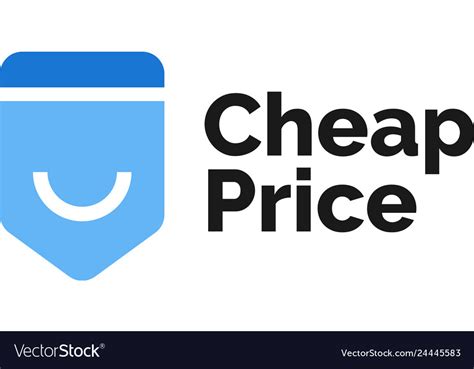 Price tag logo design inspiration Royalty Free Vector Image