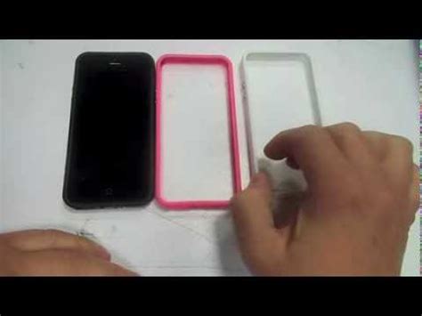 apple iphone 5 pink & white bumper review - YouTube