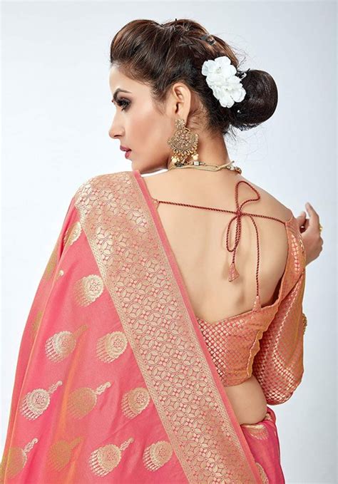 Top 20+ Silk Saree Blouse Designs Patterns & Catalogue Photos