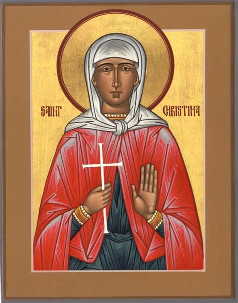 About St. Christina the Astonishing - Patron Saint Article