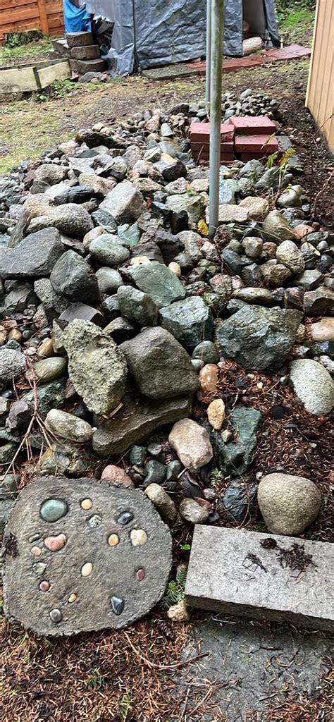 How to get rid of pile of Rocks : r/landscaping