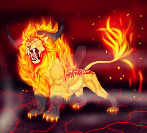 The God of Fire: Ifrit by VelvetPersona on DeviantArt