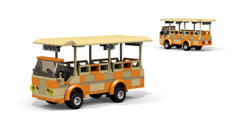 LEGO MOC - Safari truck tutorial - YouTube