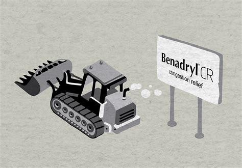 Benadryl fights congestion on Behance