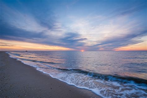 Sunset Beach Cape May New Jersey Canvas Delaware Bay Canvas | Etsy