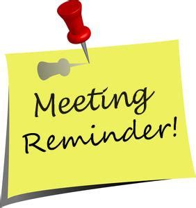 Meeting Reminder Clipart