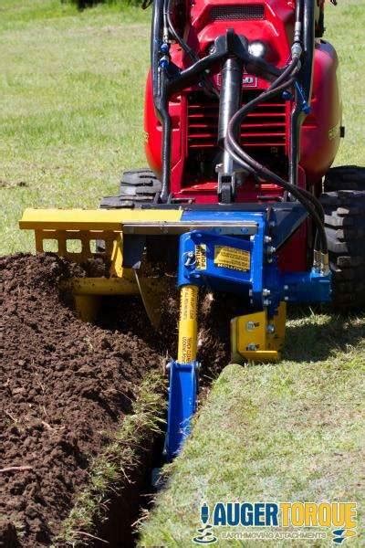 Mini Skid Steer Trencher - Up to 36" Deep - Up to 6" Wide