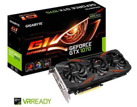 Bon Plan : Carte graphique Gigabyte GeForce GTX 1070 G1 GAMING à 279 Euros