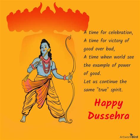 Dussehra Greetings - English | Artworkbird