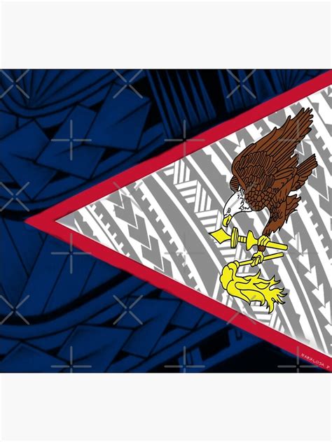 "American Samoa Tribal Flag " Sticker for Sale by MarialosaP | Redbubble