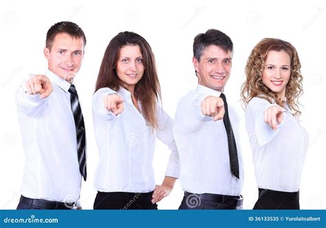 Group of Four Business People Stock Image - Image of occupation, males ...