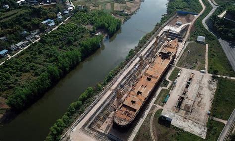 Life-size Titanic replica lies in dock for 7 years in rust in Sichuan Province - Global Times