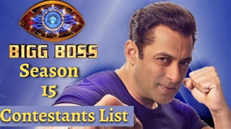 Bigg Boss Season 15 Contestants Name List 2021 – SociallyKeeda