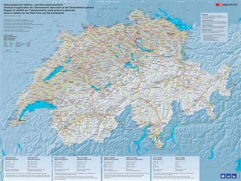 Switzerland Railway Map Printable