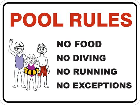 POOL RULES | Discount Safety Signs New Zealand