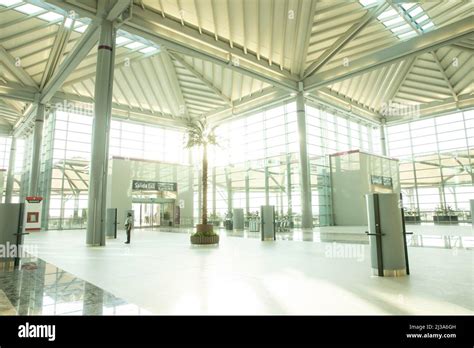 Interior of the Felipe Angeles International Airport. Departures lobby Stock Photo - Alamy