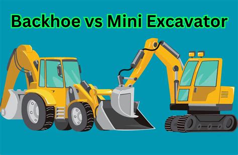 Backhoe vs Mini Excavator| How To Reach Right and best Decision