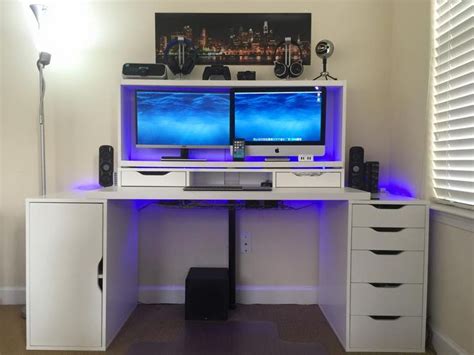 Ikea LINNMON + ikea ALEX | Ikea gaming desk, Game room, Desk