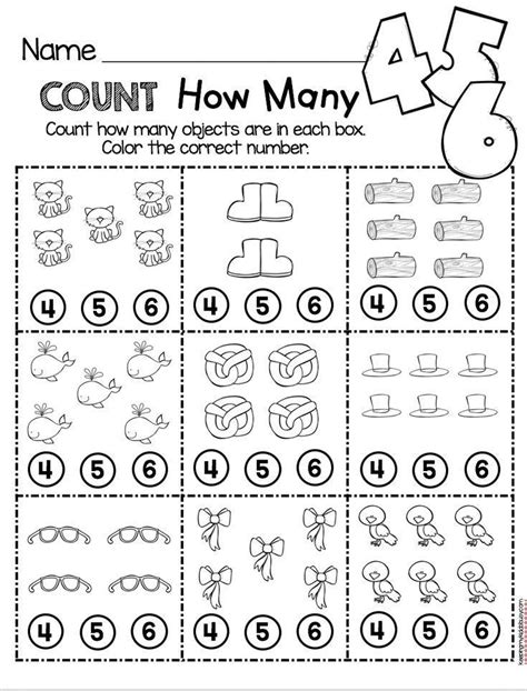 Number 1-20 Worksheets For Preschool